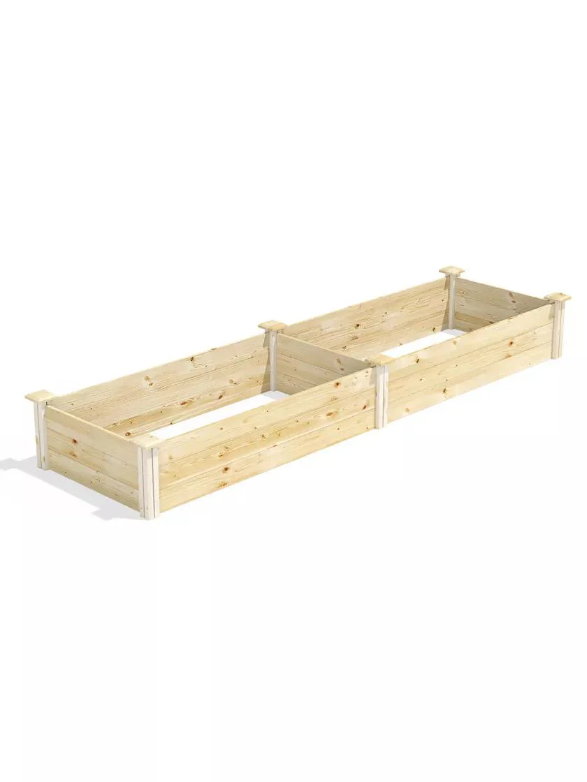 Pine Raised Garden Bed, 2' x 8'